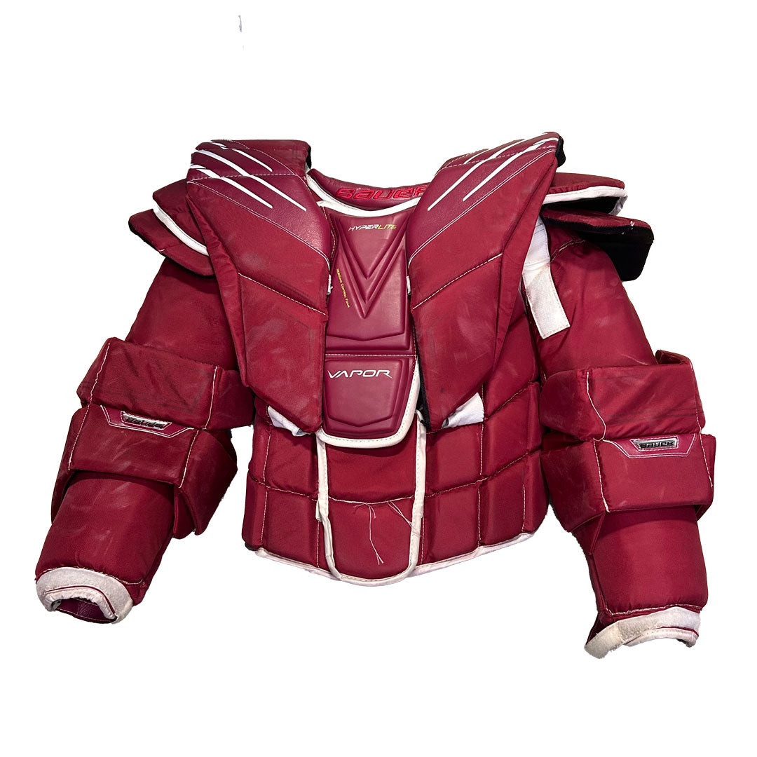 Bauer Vapor Hyperlite - Used Pro Stock Chest Protector (Maroon)